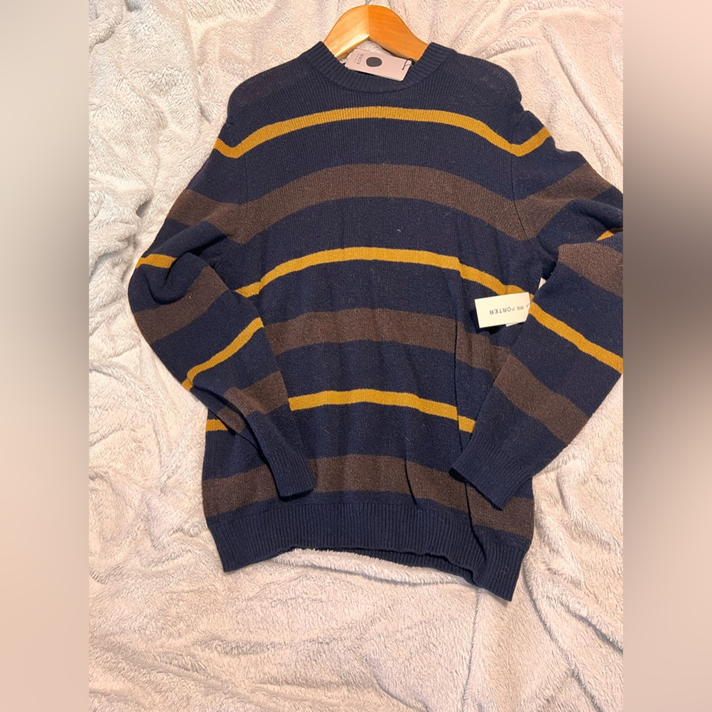 NN07 blue striped sweater, NWT